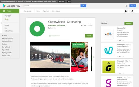 Greenwheels - Carsharing - Apps on Google Play
