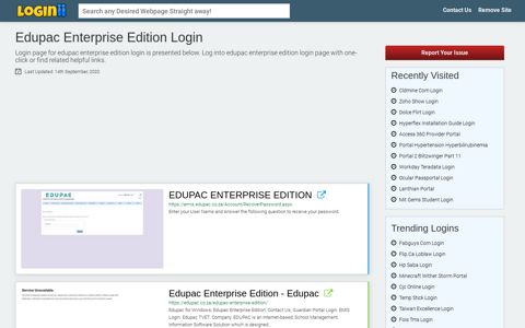 Edupac Enterprise Edition Login - Loginii.com