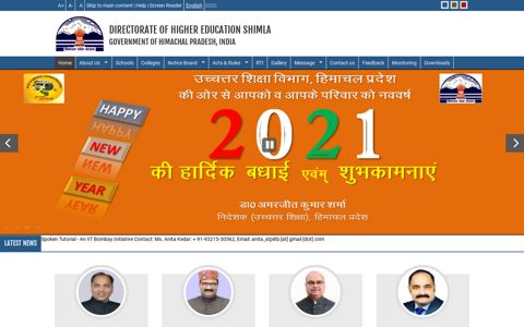 The official website of Directorate of Higher Education Shimla ...