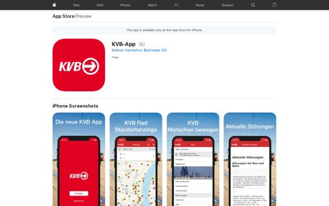 ‎KVB-App on the App Store