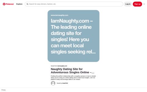 Naughty Dating Site for Adventurous Singles ... - Pinterest
