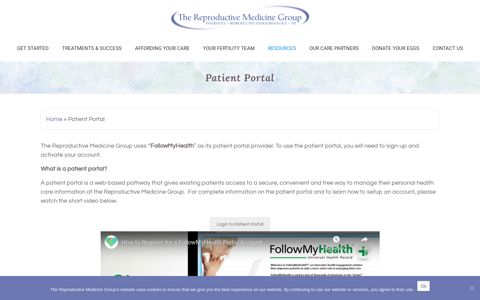 Patient Portal - The Reproductive Medicine Group
