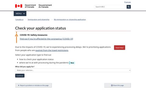 Check your application status – Immigration and citizenship ...