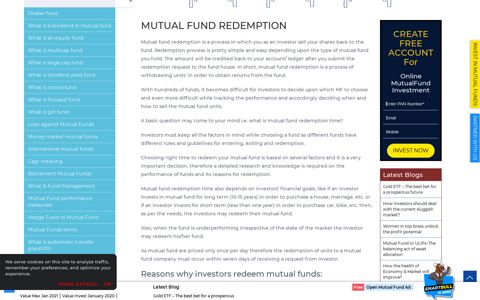 Mutual Fund Redemption - Karvy Online