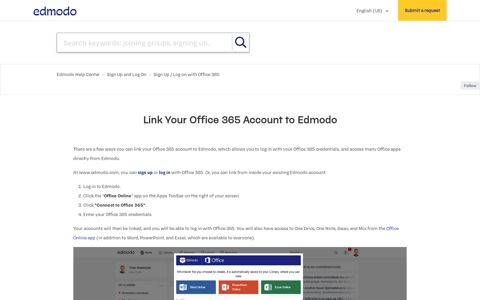 Link Your Office 365 Account to Edmodo – Edmodo Help Center