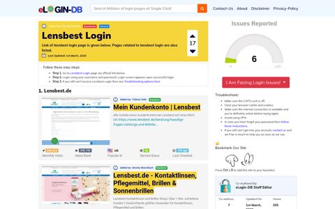 Lensbest Login - A database full of login pages from all over ...