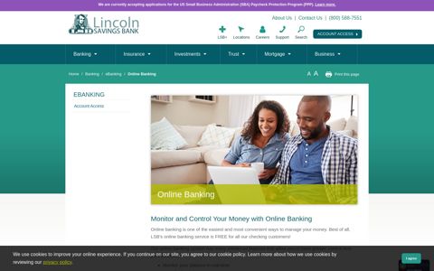 Enroll in Online Banking | Lincoln Savings Bank