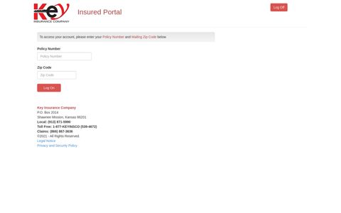 Key Insurance Insured Portal