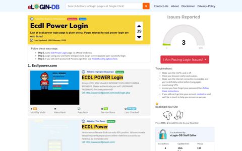 Ecdl Power Login - A database full of login pages from all over ...