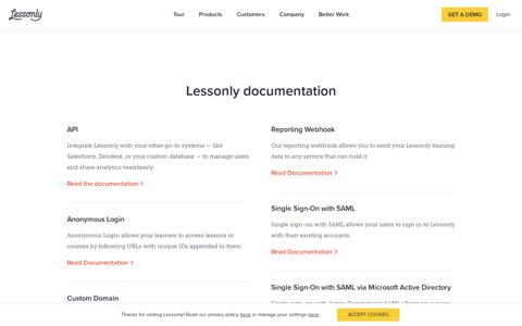 Lessonly Documentation - Lessonly