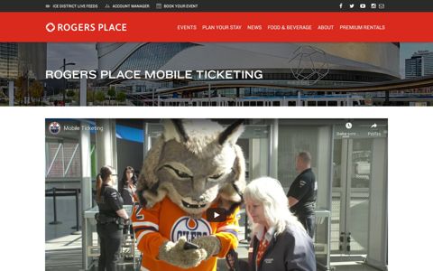 Mobile Ticketing | Rogers Place