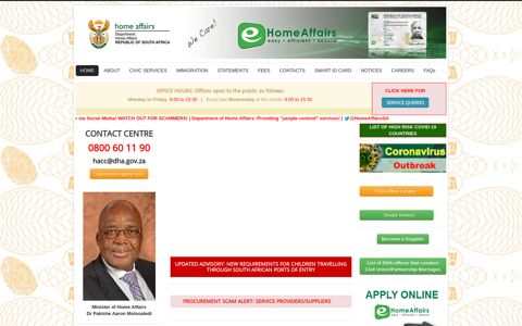 Department of Home Affairs - HOME