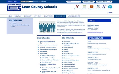 LCS Employees / Overview - Leon County Schools