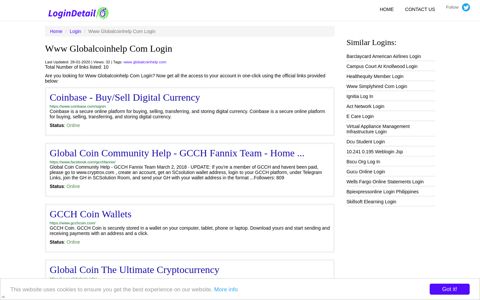 Www Globalcoinhelp Com Login Coinbase - Buy/Sell Digital ...