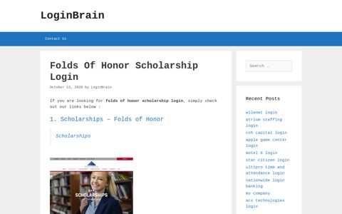folds of honor scholarship login - LoginBrain