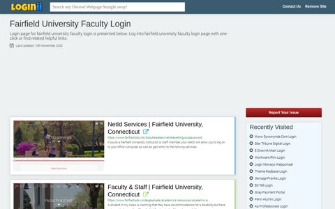 Fairfield University Faculty Login - Loginii.com