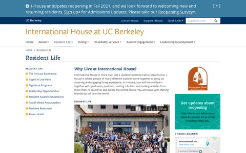 Resident Life | International House at UC Berkeley