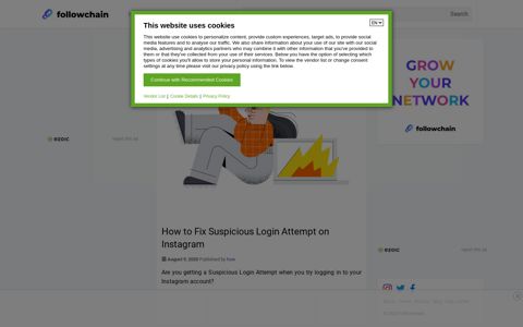 How to Fix Suspicious Login Attempt on Instagram - Followchain