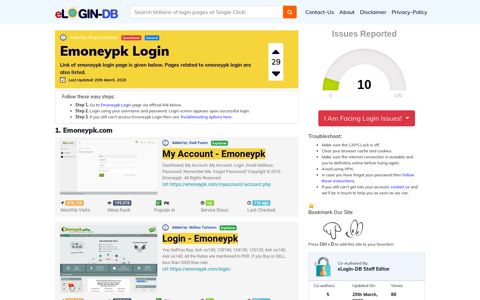 Emoneypk Login - A database full of login pages from all over ...