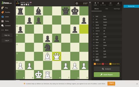 Chess: hhhgf vs iamnot_ - 1594849991 - Chess.com