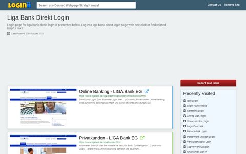 Liga Bank Direkt Login - Loginii.com