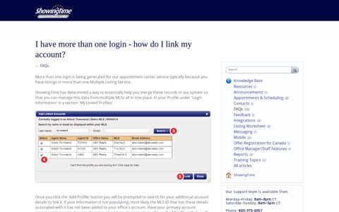 I have more than one login - how do I link my account ...