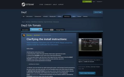DayZ-SA-Tomato :: Discussions - Steam Community