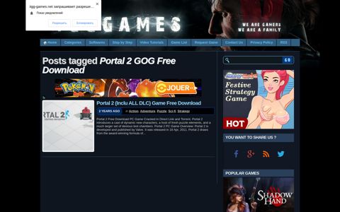 Portal 2 GOG Free Download Archives - IGG Games !