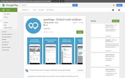 gutefrage - Einfach mehr erfahren - Apps on Google Play