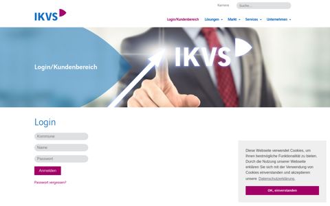 Login/Kundenbereich - Axians IKVS AG