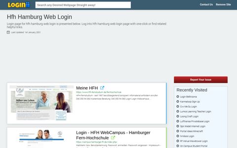 Hfh Hamburg Web Login - Loginii.com