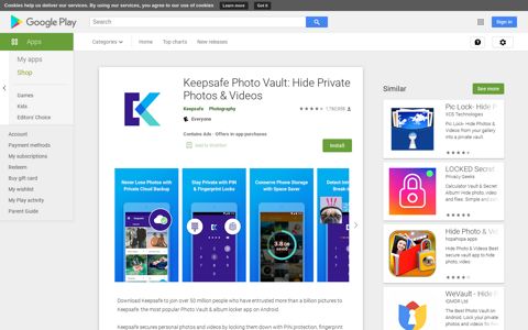 Keepsafe Photo Vault: Hide Private Photos & Videos - Apps ...