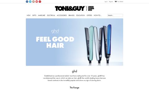 Official ghd | Hair Straighteners | Hair Dryers | TONI&GUY Shop