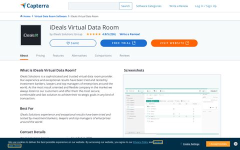 iDeals Virtual Data Room Reviews and Pricing - 2020 - Capterra