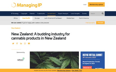 New Zealand: A budding industry for cannabis products in ...