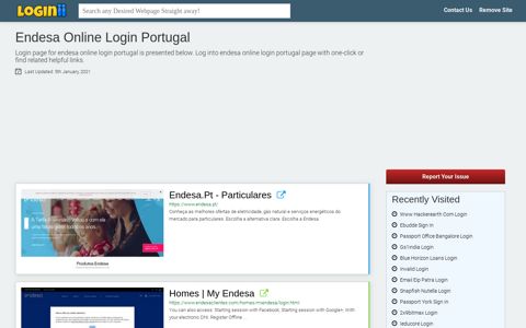 Endesa Online Login Portugal - Loginii.com