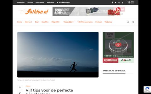 Vijf tips voor de perfecte hoogtestage - 3athlon.nl