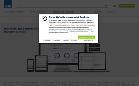 ibau Xplorer | Portal für Bauprojekte & Bekanntmachungen ...