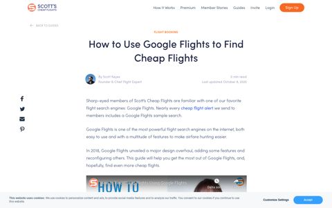 How to Use Google Flights to Find Cheap Flights | Scott's ...