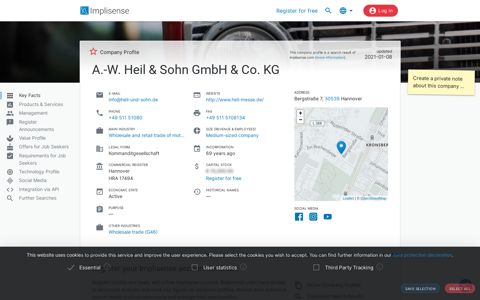 A.-W. Heil & Sohn GmbH & Co. KG | Implisense