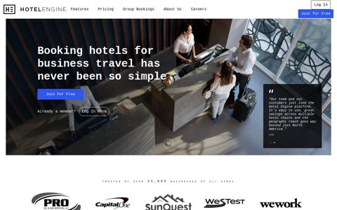 Hotel Engine | Find business travel deals on hotels
