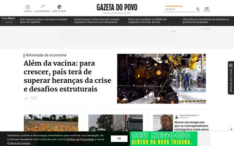 Gazeta do Povo | Últimas notícias do Brasil e do Mundo