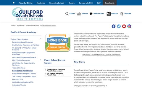 PowerSchool Parent Portal - Guilford County Schools