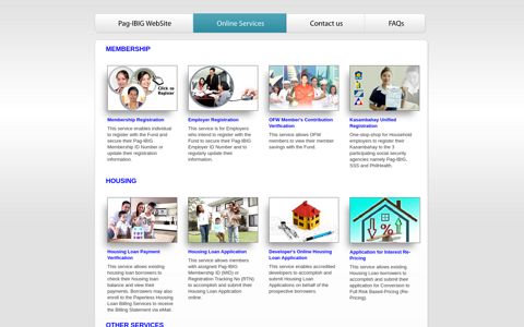 Pag-IBIG Online Services