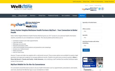 MyChart | Wellstone Health Partners