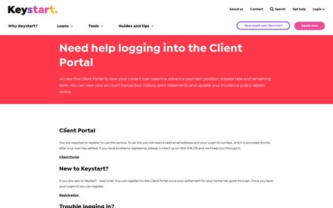 Need Help Logging Into The Client Portal | Keystart