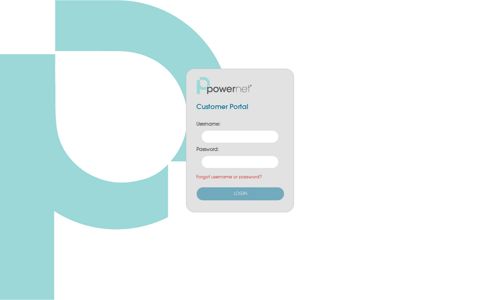 Customer Portal | Login - Powernet
