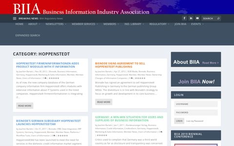 Hoppenstedt | BIIA.com | Business Information Industry ...