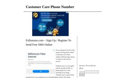 Fullonsms.com Login, Sign Up / Register To Create Account ...