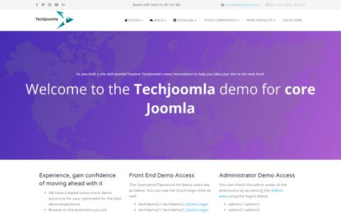 Joomla Demo - Techjoomla